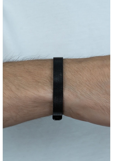 Kordon Kemer Örgü Hasır Erkek Çelik Bileklik Scb03