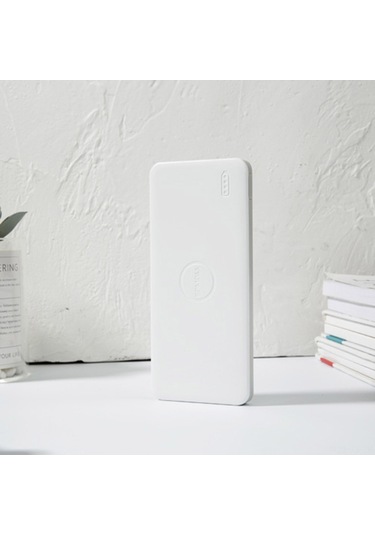 Jeemson Romoss Pulse10 10000mah Beyaz Powerbank - Çift Usb Çıkışı İle İki Cihazı Eşzamanlı Şarj Et, Fit Charge Teknolojisiyle Çoklu Cihaz Desteği