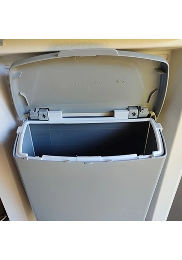 Willowhaven 1 Adet Gri Pvc Kapı Çöp Kutusu - Karavanlar İçin Dayanıklı Mekanizma, Kolay Kurulum Gri