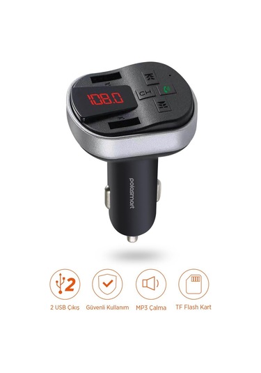 Polosmart Psm106 Fm Transmitter Siyah