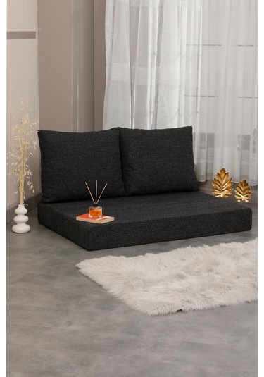 Sofia Yer Minderi,oturma Minderi Siyah