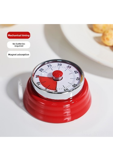 Symbee Stanyum Çelik Mutfak Zamanlayıcı, Manyetik Tutuculu, Mekanik Pişirme Hatırlatıcı, Öğrenci Zaman Yöneticisi Sarı