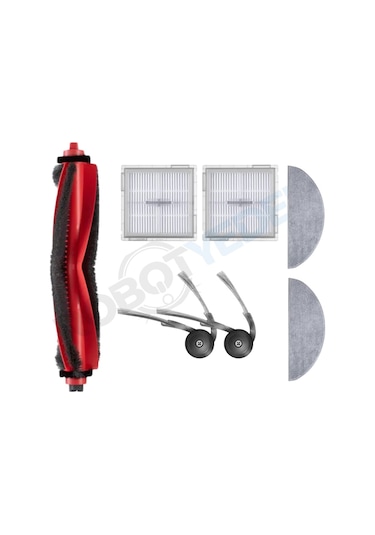 Roborock Q8 Max Pro 2025 Model Uyumlu Fırça Hepa Filtre Mop Seti-7 Parça
