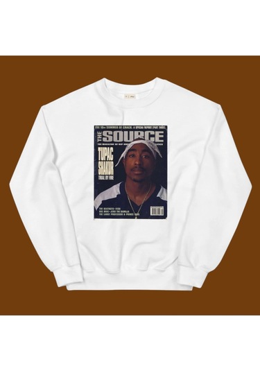 Startmore Tupac Sweatshirt Beyaz Beyaz