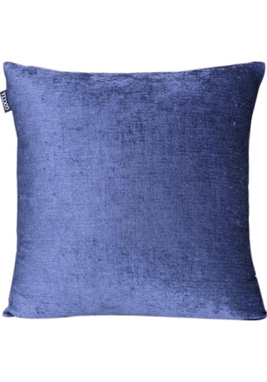 4'lü Kadife Şönil Kırlent Kılıfı Lacivert