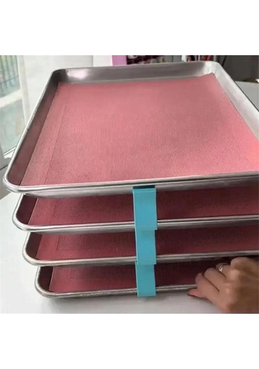 Fırın Tepsisi İstifleme Klipsleri, Tekrar Kullanılabilir Kurabiye Tepsisi İstifleme Klipsleri Mavi