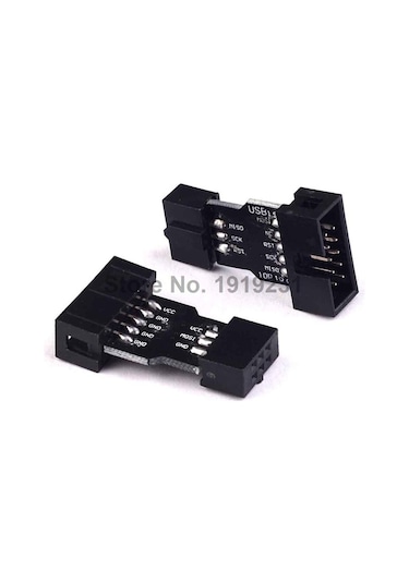 10 Pin 6 Pin Adaptör Kurulu Avrısp Mkıı Usbasp