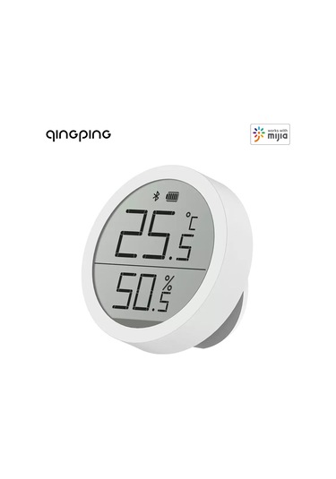 Aubyhe Qingping Bt Termometre Ve Higrometre Lite - Akıllı Sensörlü, 30 Gün Veri Saklama, Büyük Lcd Ekranlı, Beyaz Cgdk2
