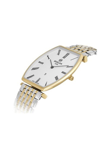 Cl179t-02sg Hislon Kol Saati 34 Mm / Gümüş-gold Gri