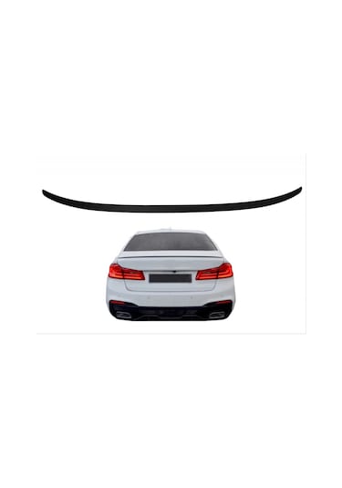 5 Serısı G30 Içın Uyumlu İnce Hibrid Mt Spoıler - Pıano Black
