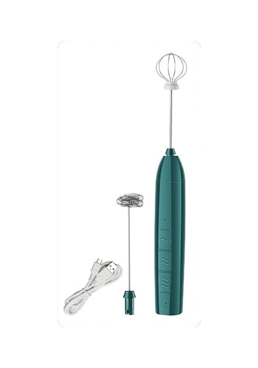 Soulader Ev Tipi Profesyonel Mutfak Mikseri Mini El Tipi Çırpma Makinesi Yumurta Yoğurma Aleti Yeşil