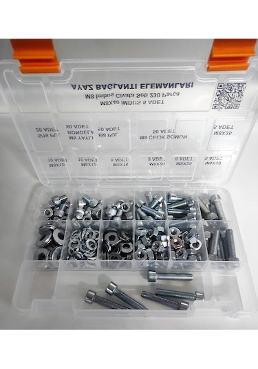 Ayaz M8 Imbus Civata Seti 230 Parça Dın 912 Alyan