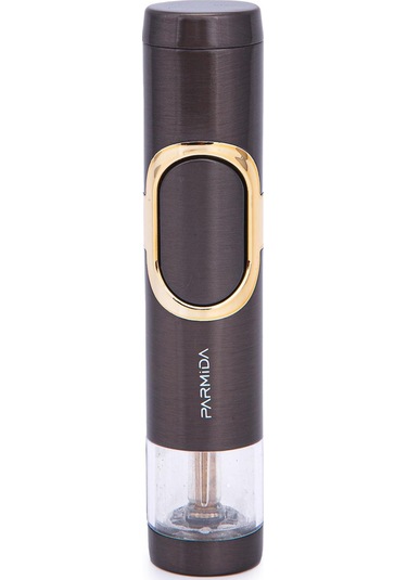 Tek Torch Pürmüz Gunmetal-gümüş Metal Puro Çakmağı