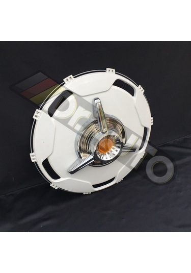 22.5 İnç Büyük Model Sarı Fırfırlı Jant Kapağı 4'lü Takım