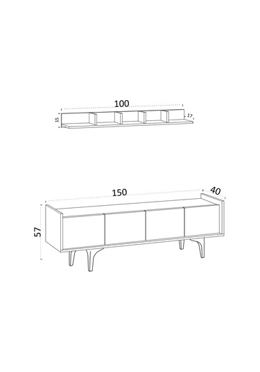 Decormet Cursa Tv Ünitesi Dec0045 Diğer
