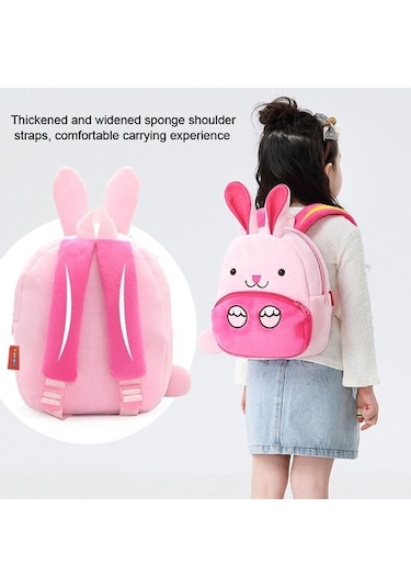 Hayvanat Bahçesi Serisi Peluş Çocuk Okul Çantası Tüylü Köpek Bjro6b Diğer