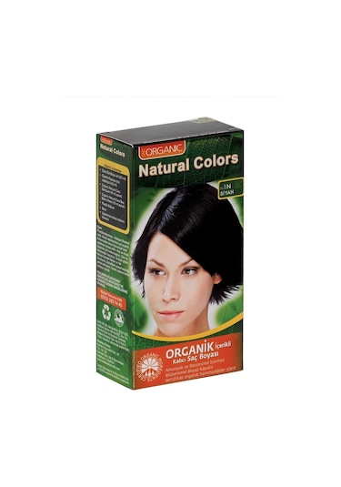 Natural Colors 1n Siyah Organik Saç Boyası