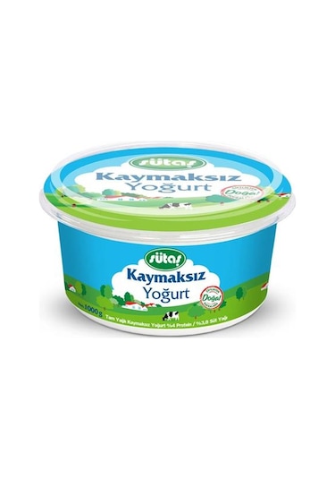 Sütaş Kaymaksız Yoğurt 1 KG
