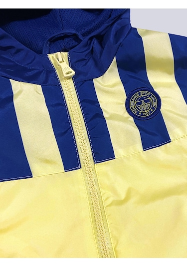 Fenerbahçe Bebek Çubuk Bloklu Yağmurluk Sarı