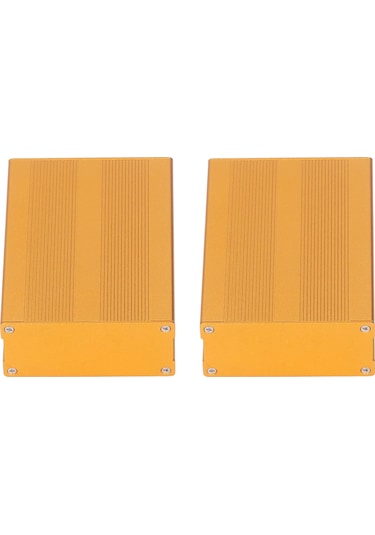 Teltree Altın Renkli Alüminyum Alaşımlı Bölünür Elektrik Kutusu - Paslanmaz, Su Geçirmez, Kolay Kurulum, Geniş Kullanım Alanı