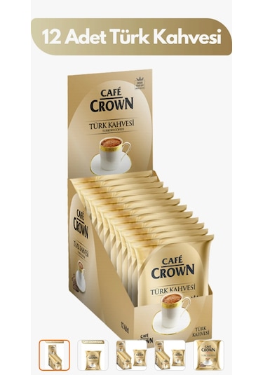 Cafe Crown Türk Kahvesi 100 G x 12 Adet