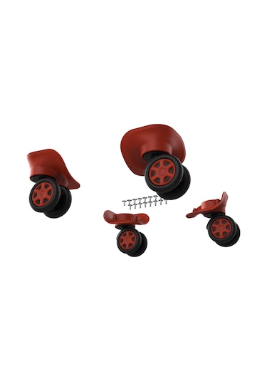 Keo-plus Abs Valiz Tekerleği Çift Teker Turuncu Renk Altın