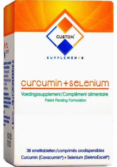 Custom Kurkumin+Selenyum Takviye Edici Gıda 30 Tablet