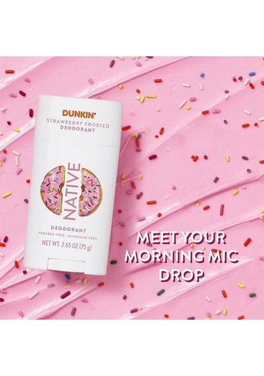Native Dunkin Strawberry Frosted Alüminyumsuz Stick Deodorant 75gr