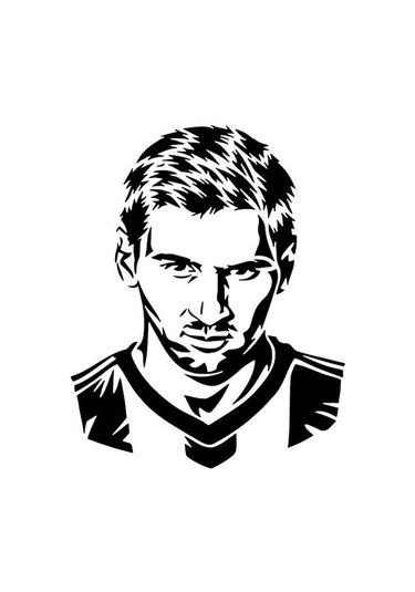 Messi Anime Duvar Çıkartması Çıkarılabilir Duvar Kağıdı Ev Dekorasyonu Çok Renkli