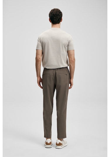 Lufian Simbad Modern Grafik Erkek T-shirt 111020307 Taş