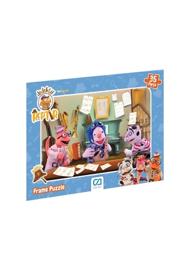 Ca Games 5207-5208 Dedektif Reptır Frame Puzzle/Yapboz 35 Parça