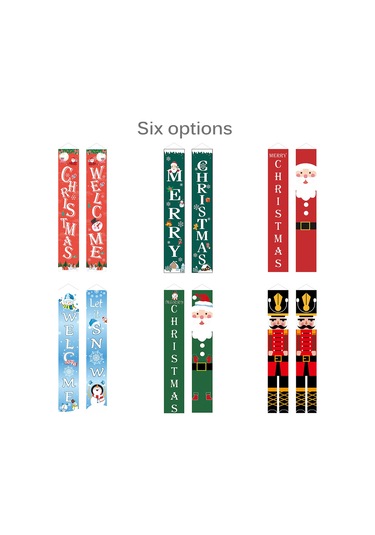 Wezone "dayanıklı Noel Bayrağı - İç Ve Dış Mekan Süsleme İçin Renkli Parti Dekoru" Çok Renkli