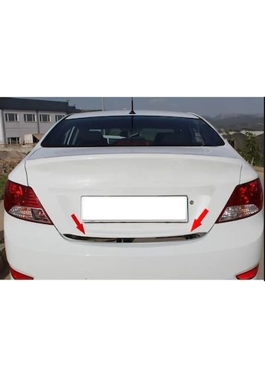 Hyundai Accent Blue Bagaj Alt Çıtası Kromu Nikelaj