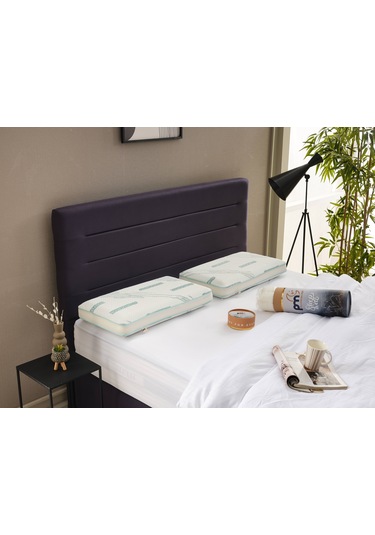 Dinlendirici Meditation Ortopedik Visko Yastık - Negatif Elektriklerden Arındıran Kumaş -anti Statik 1 Adet Çok Renkli