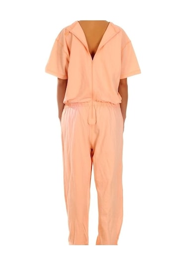 Caretex BH30A Sırt-Bacak Fermuarlı Alzheimer Kadın Hasta Tulumu