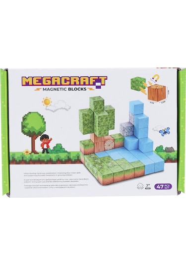 Manyetik Bloklar Kutu Parçalı Set