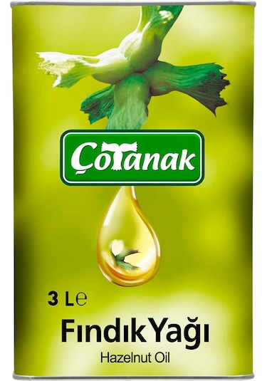 Çotanak E Vitaminli Fındık Yağı 3 L