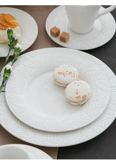 Magistro Crotone Porselen Börek Tabağı D 15,6 Cm 133748407 Beyaz