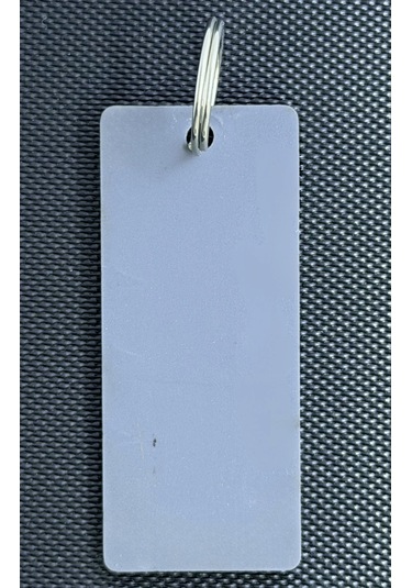 3'lü Kişiselleştirilebilir Antrasit Basic Slim Pleksi Otel Bungalov Apart Yurt Tesis İsimli Oda Numaralı Anahtarlık Siyah