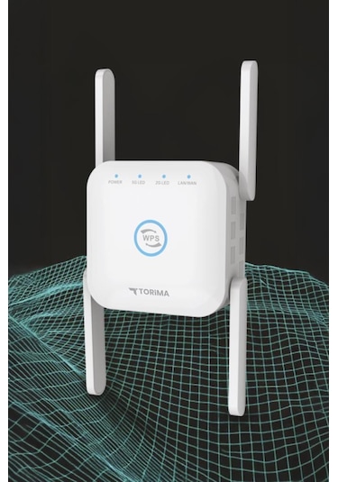 Torima AC24 Wifi Pro Sinyal Yakınlaştırıcı Router Beyaz