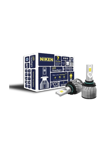 9006 led xenon far ampulü seti niken eco 8000lm