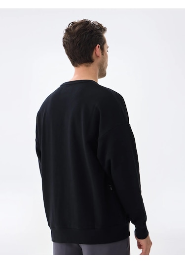 Isaora Performance Cotton Erkek Black Sweat Isr8113-0 Siyah