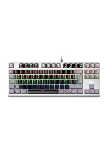 Lecoo GK304 Kablolu Red Switch Makrolu RGB Gaming Mekanik Türkçe Q Klavye