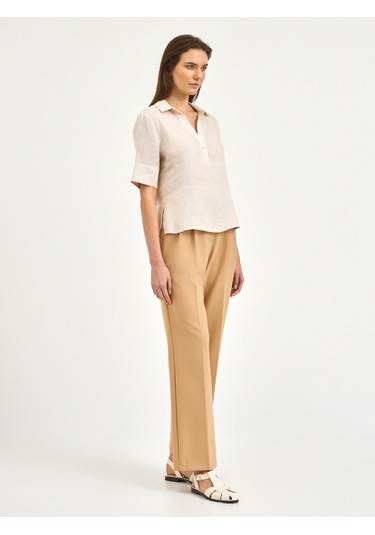 Karaca Kadın Regular Fıt Gömlek-bej 12.25s.04.017 Bej