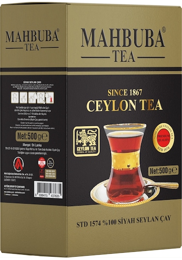 Mahbuba STD 1574 Premium Ceylon Seylan Siyah Çay 500 G