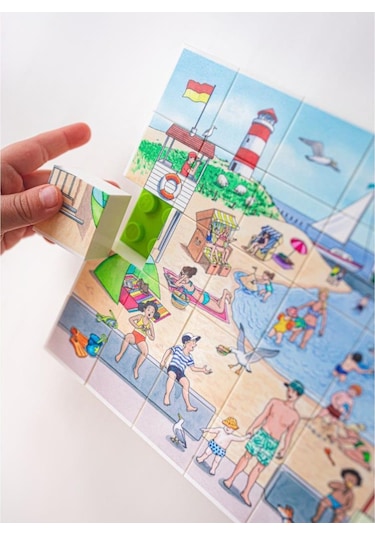 Hubelino 35 Parça Puzzle Plaj Tatili 410221