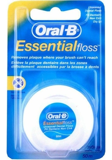 Oral-B Essential Floss Mumsuz Diş İpi 50 M x 2 Paket