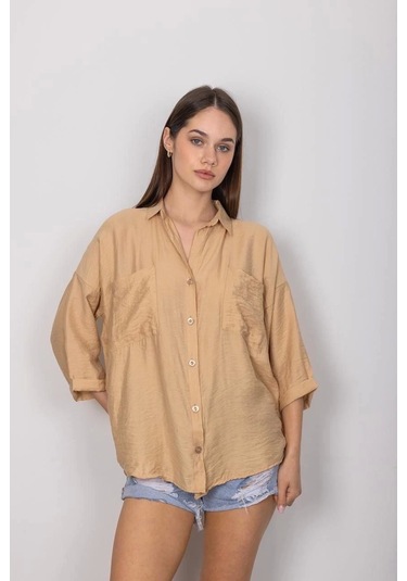 Cepli Salaş Gömlek T1010 Vizon