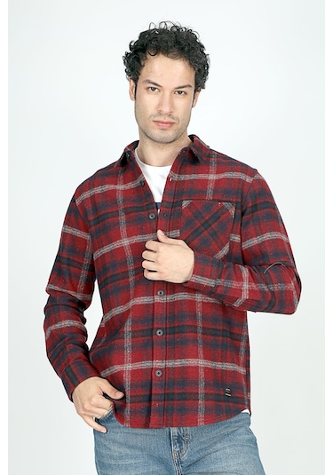 Lee Cooper Alvert Erkek Dokuma U.kol Gömlek Bordo-lacivert-20090-bordo-lacivert Ekose Bordo - Lacivert Lee Cooper Alvert Erkek Dokuma U.kol Gömlek Bordo-lacivert-20090-bordo-lacivert Ekose Bordo - Lacivert