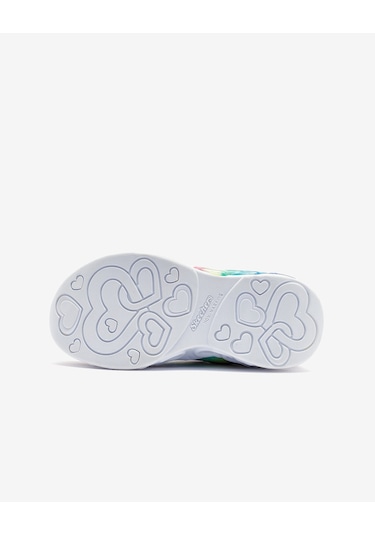 Skechers İnfinite Heart Lights - Eternal Shimmer Büyük Kız Çocuk Siyah Işıklı Spor Ayakkabı 303755l Bkmt Siyah